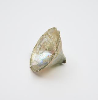 Glass base from an unidentified vessel