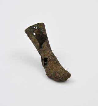 Bronze votive foot, Roman, 100BC-100AD