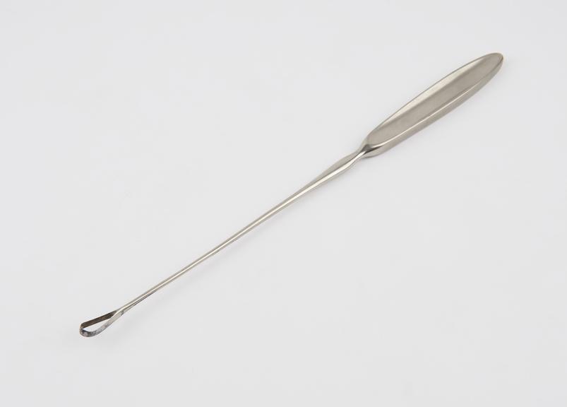 Curette, uterine, steel, by Down of London, late 19th century