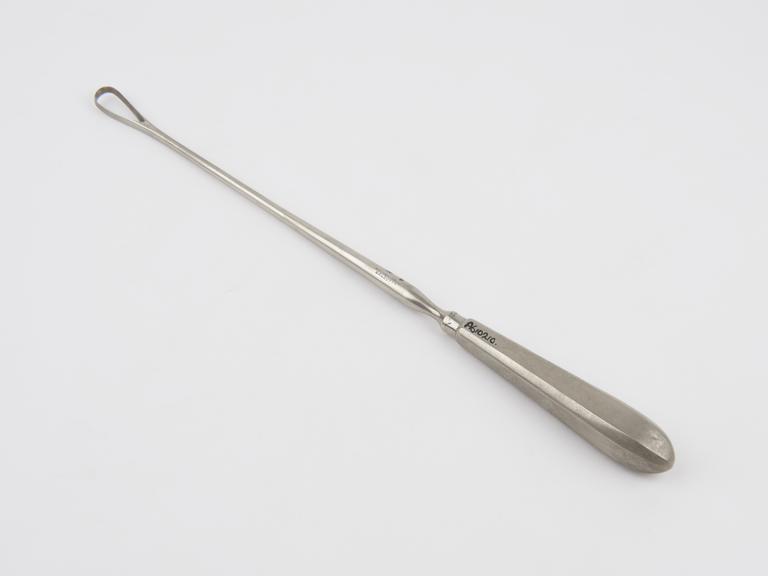 Curette, uterine, steel, by Bothgate and Co