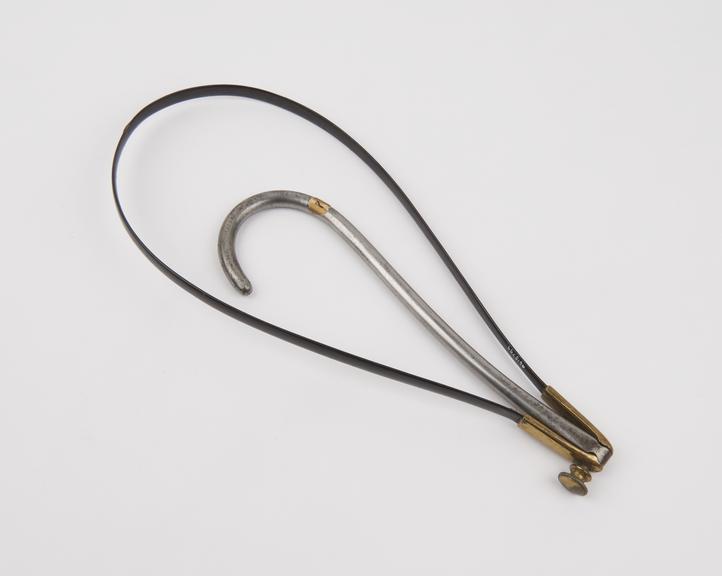 Blunt hook with fillet, brass, steel and whalebone(?), European