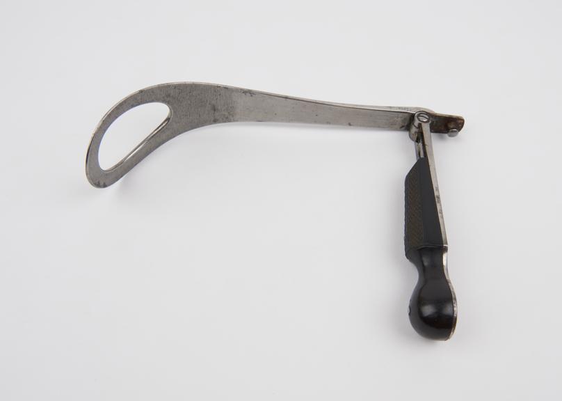 Vectis, Lowndes, folding, steel and ebony, British, 19th century