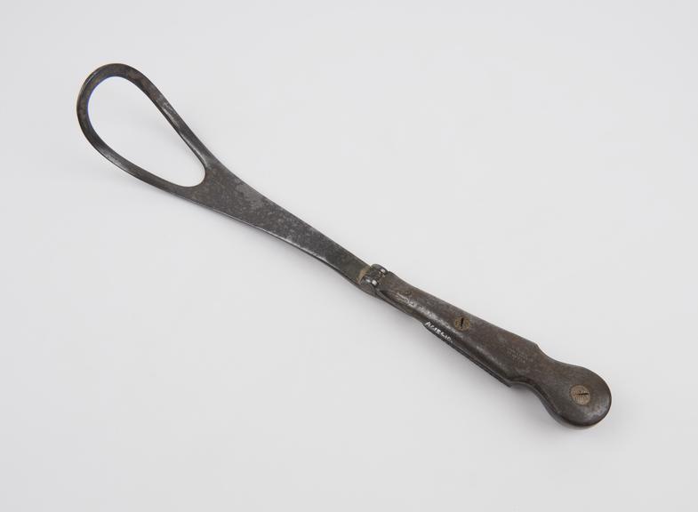 Vectis, Lowndes, folding type, steel and ebony, by Hills