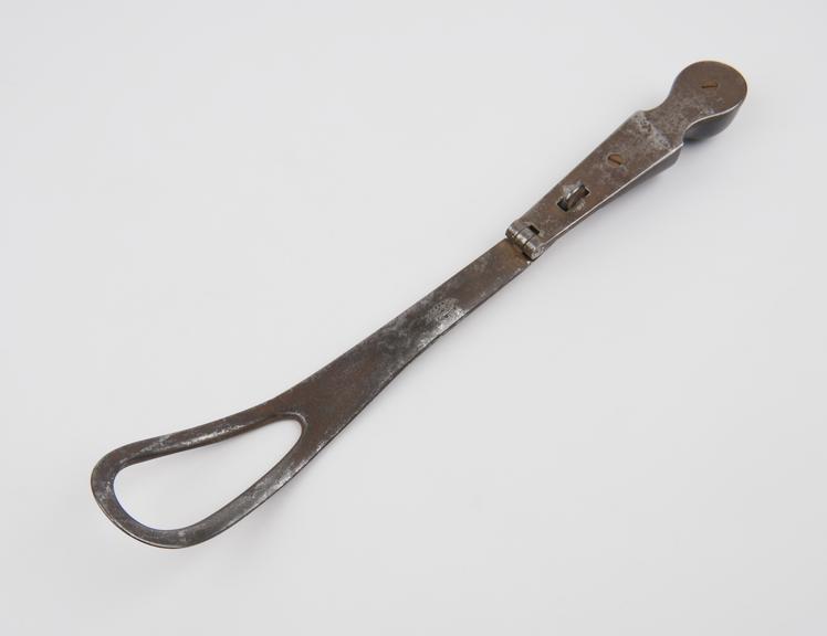Vectis, Lowndes, folding type, steel and ebony, by Evans and Co