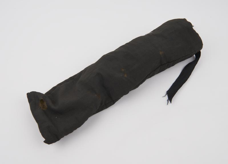 Roll of lint in cloth bag