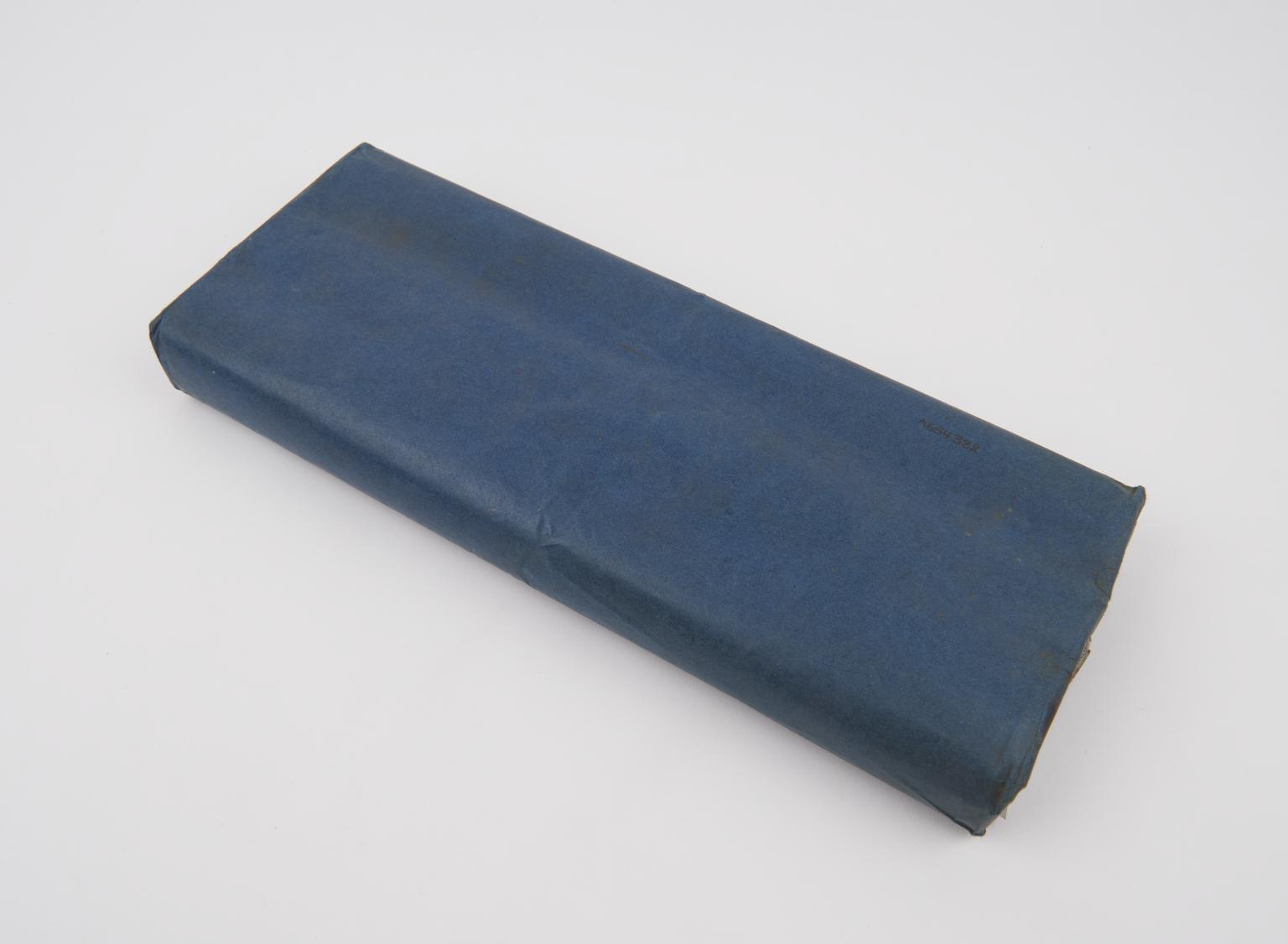 Blue Paper Packet Six rolls of open absorbent bandage in blue paper packet | Science ...