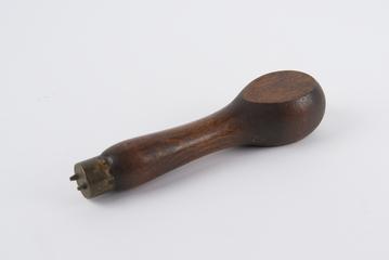 Wooden handle, for peg hole nuts