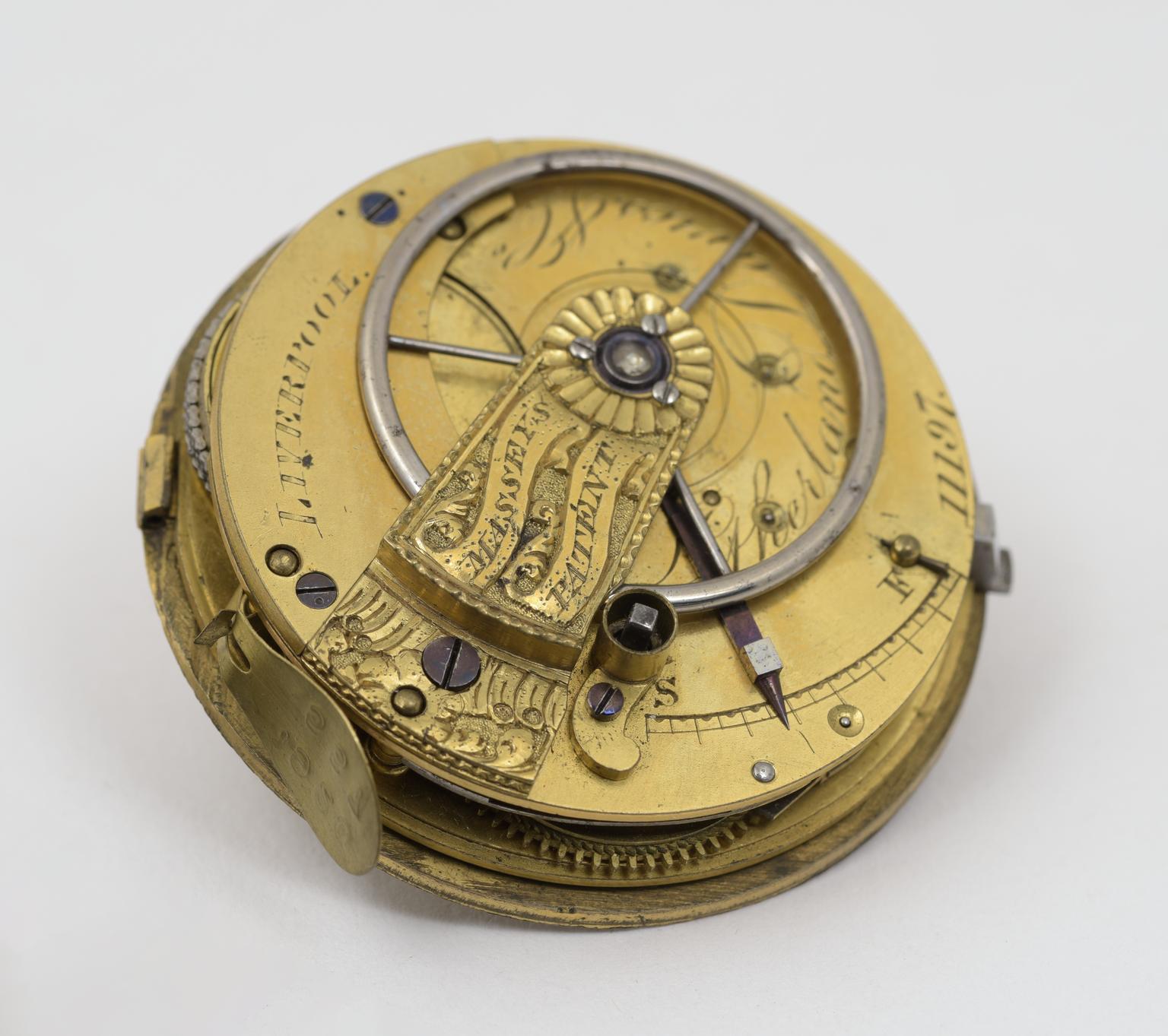 珍しいPATENT パテント LEVER ESCAPEMENT の舟八角時計 large_smg00079883.jpg