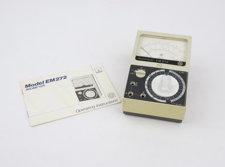 Electronic analogue Avometer Model EM272 by Avo Ltd, Dover