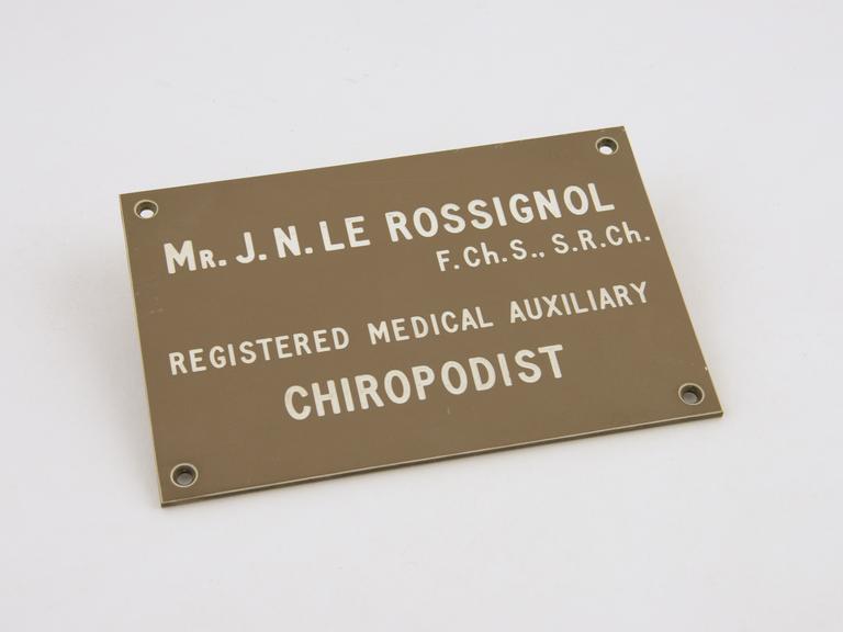 Name plate of Mr. J.N