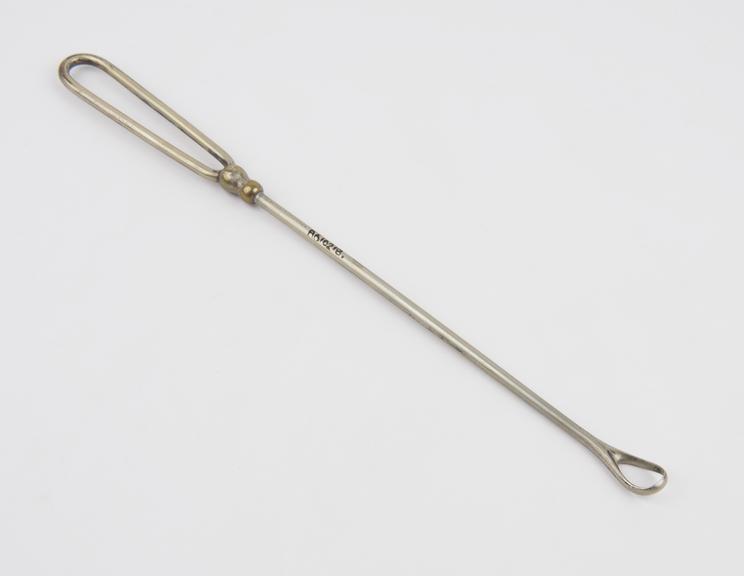 Curette, uterine, steel, by Krohne and Sesemann of London