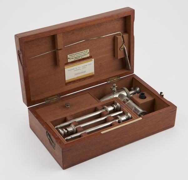 Swift Joly's anterior (Aero) Urethroscope in wooden case