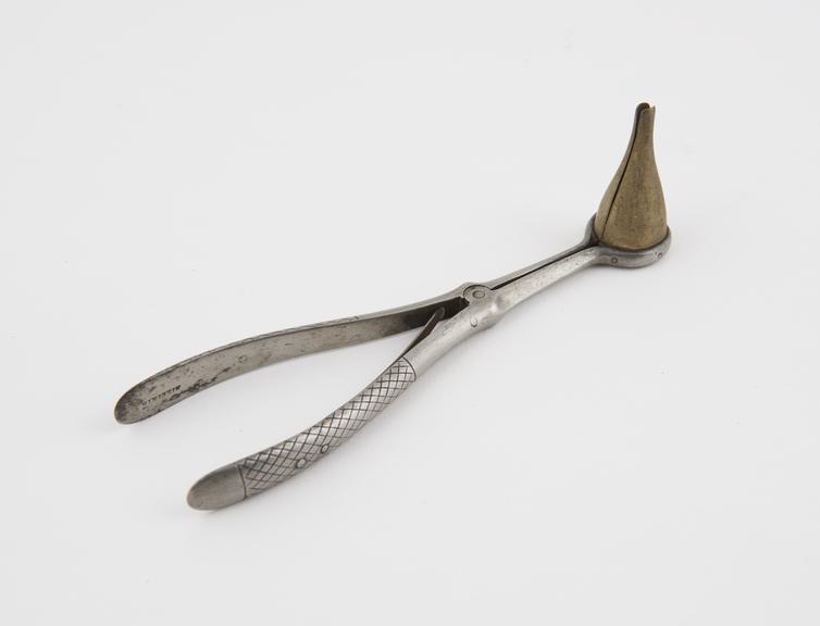 Aural speculum, Kramer, steel, by Millikin of London, 1822-1875