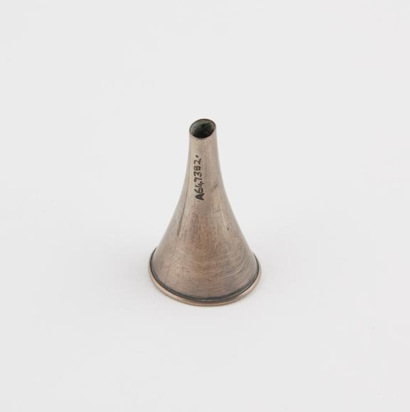 Speculum, aural, Turner, metal, electro-plated