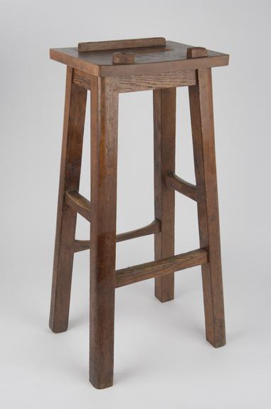 Case and stand from automatic cable code submarine telegraph transmitter