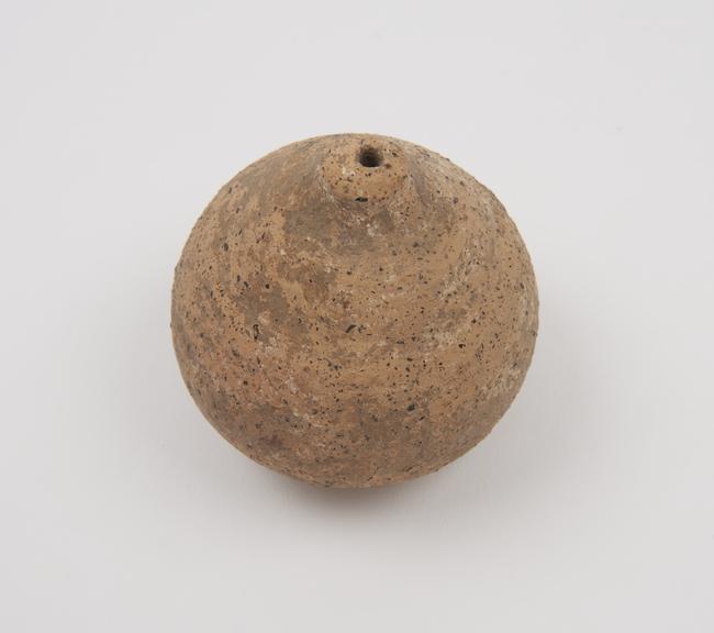 Votive breast, terracotta, Roman, 200BC-200AD