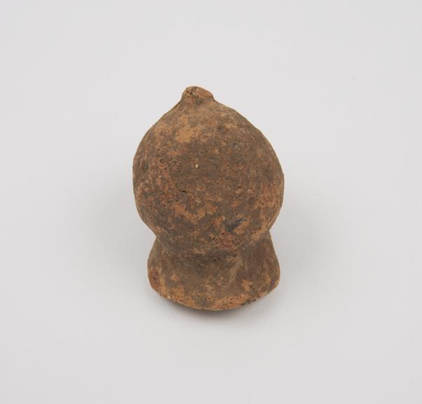 Votive breast, terracotta, Roman, 200BC-200AD