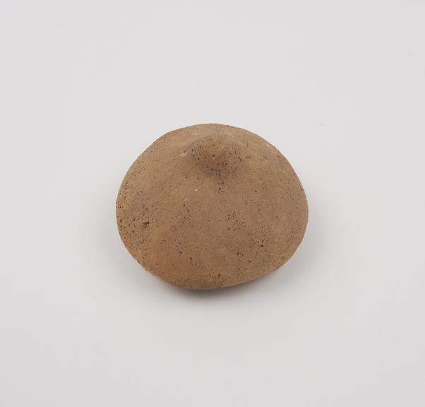 Votive breast, terracotta, Roman, 200BC-100