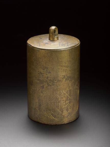 Long-case clock, in ebony case, with pendulum and parts, 1660-1665