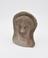 Votive male head, pottery, Roman, 200BC-200AD