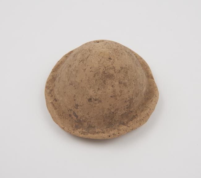 Votive breast, terracotta, Roman, 200BC-200AD