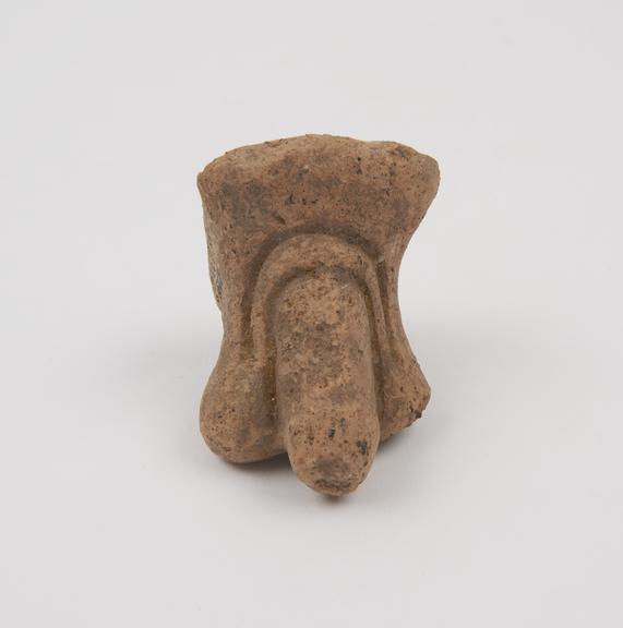 Terracotta votive offering in form of male external genitalia