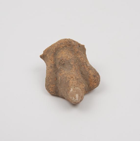 Terracotta votive offering in form of male external genitalia