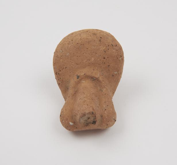 Votive male genitalia, terracotta, probably Roman, 200BC-200AD