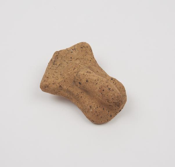 Votive male genitalia, terracotta, probably Roman, 200BC-200AD