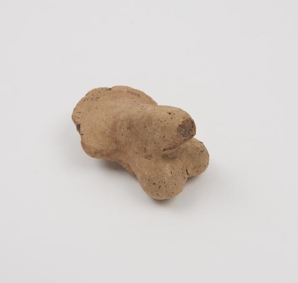 Votive male genitalia, terracotta, probably Roman, 200BC-200AD