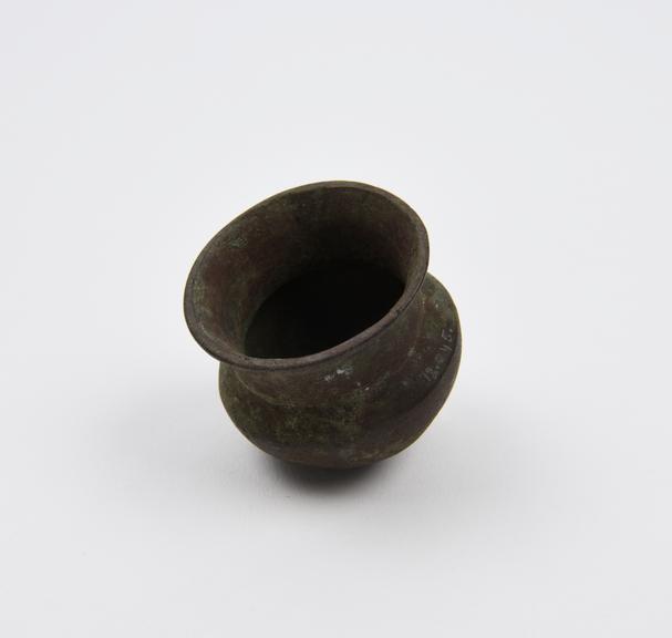 Bronze cupping vessel possibly Egyptian