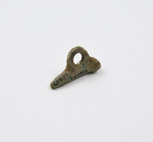 Amuletic bronze pendant in form of priapus, Roman(?)