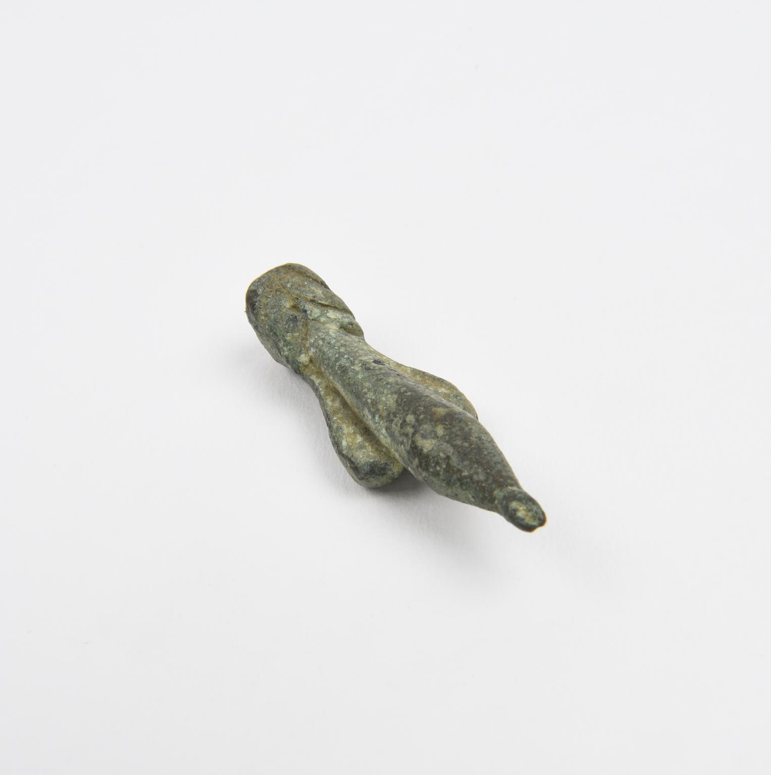 Solid bronze phallic amulet, in display box | Science Museum Group ...