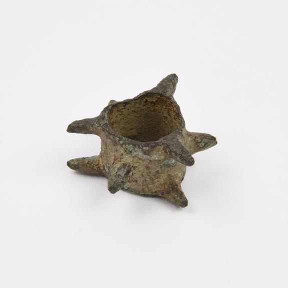 Pugilist's ring, bronze, with spikes, Roman, 100BC-500