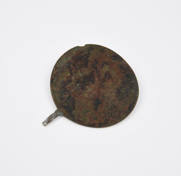 Bronze oval mirror, Egyptian (hand mirror)