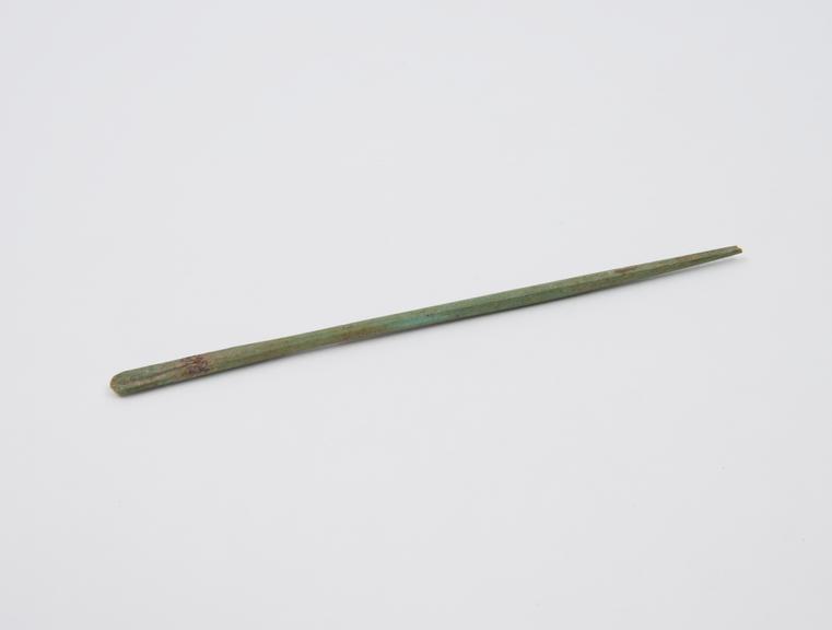 Green spatula, ivory (?), Roman, 50BC-500AD