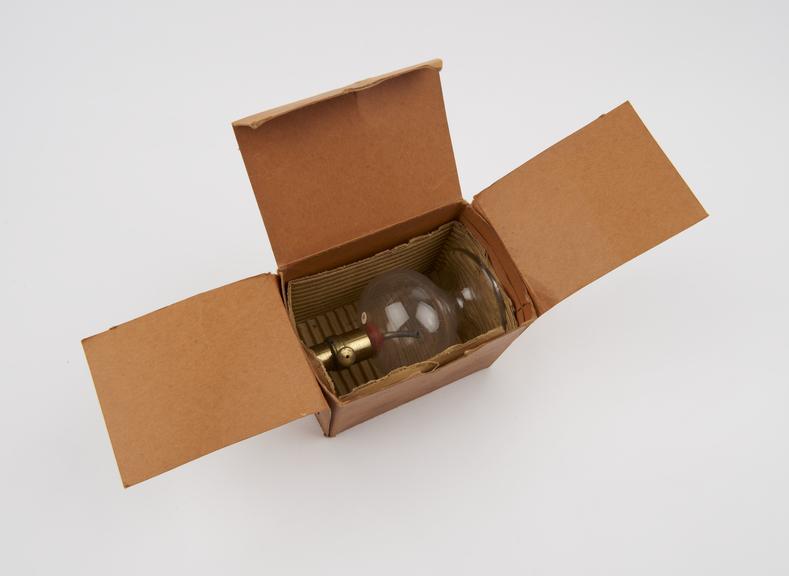 Glass breast pump in original carton