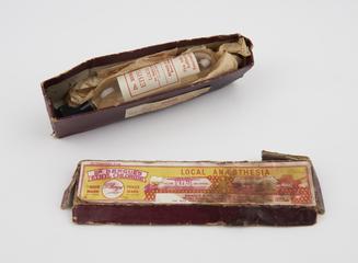 Boxed ethyl chloride local anaesthetic spray