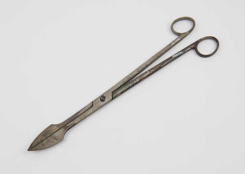 Perforator, late 19th-early 20th century, nickel-plated steel