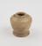 Cylindrical alabaster pot without lip or stopper