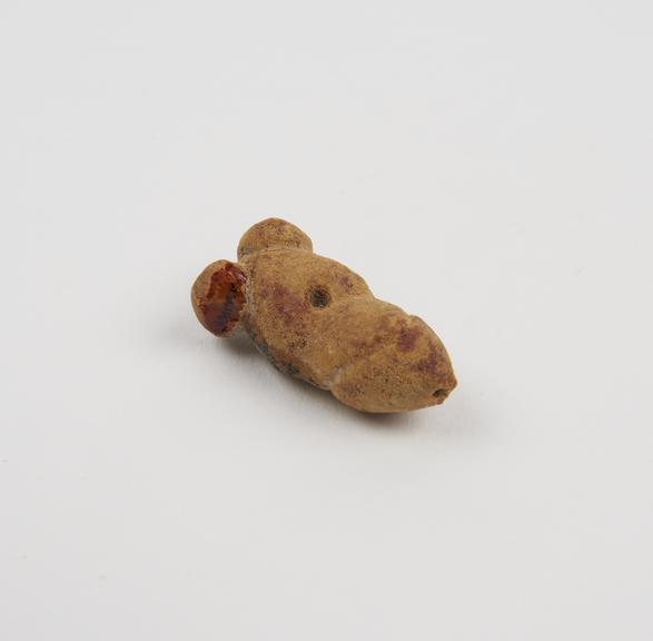 Amber amulet, in the form of male genitals