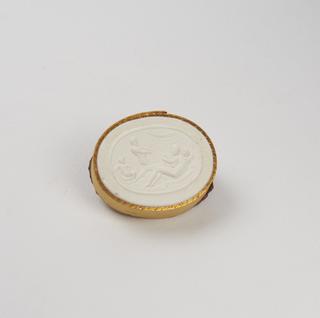 Plaster impression from a seal showing Vulcan