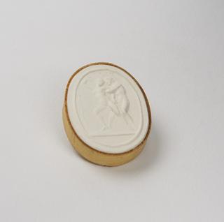 Plaster impression of a seal