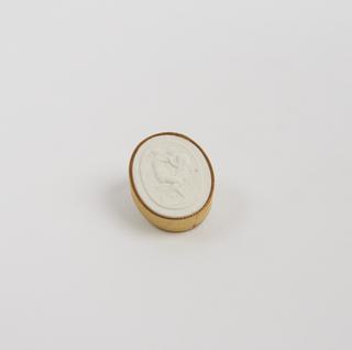 Plaster impression of a seal