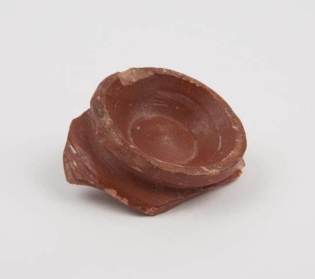 One of two plaster copies of the base of a Samian bowl