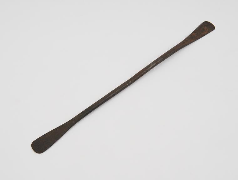 Vaginal depressor(?), double headed, iron