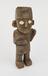 Carved wooden statue, male in standing position