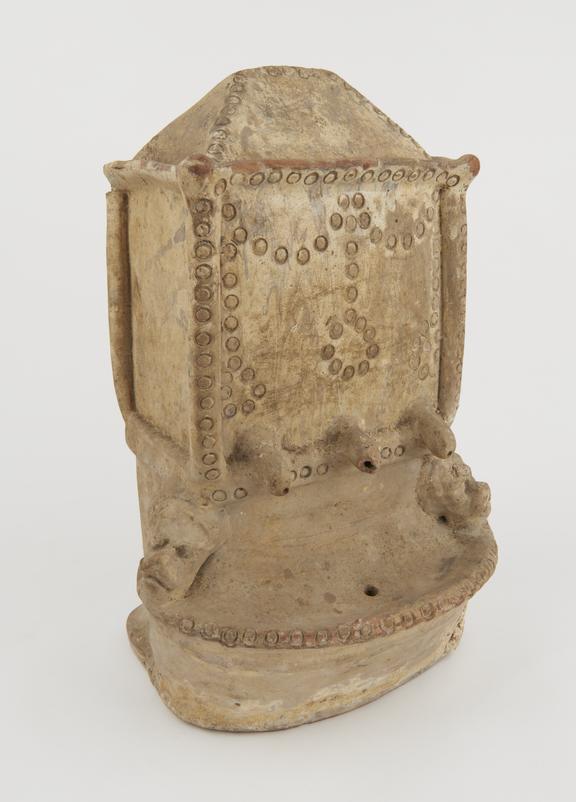 Shrine in form of fountain, terracotta, (?)South American
