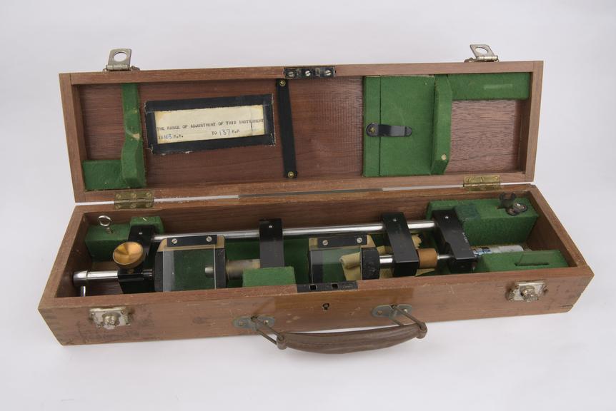 Bar-parallax attachment for photogrammetric stereoscope