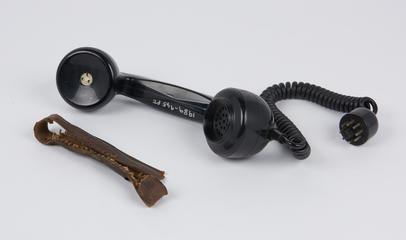 Telephone attachment and leather strap